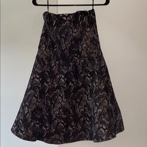 Express strapless dress